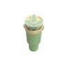 Stainless Steel Thermos Bottle with Straw (Random Colour)