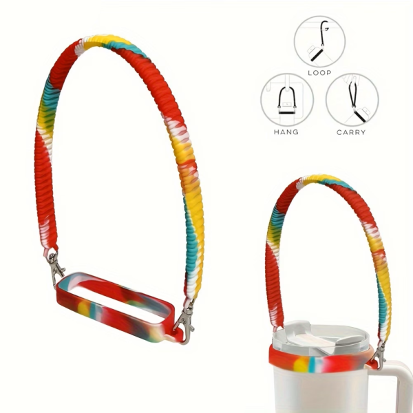 Soft Silicone Water Bottle Strap