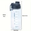 1.5L Wide-Mouth Leak-Proof Sports Water Bottle