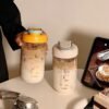Portable Protein Shaker Bottle with Measurement Scale