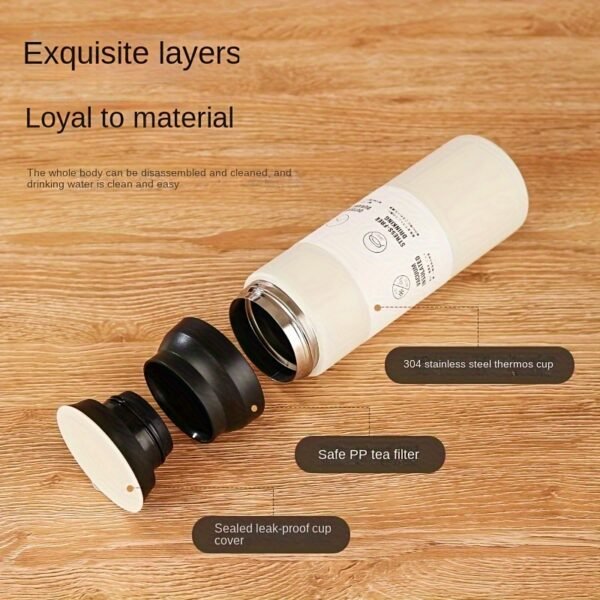 Japanese Minimalist Frosted Stainless Steel Travel Tumbler