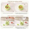 Portable Ice Cube Maker Bottle with Storage Jug