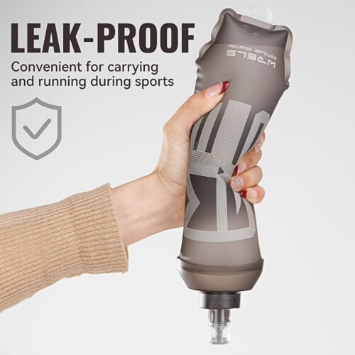 9d8a9980-1fd7-4f01-97c9-74b6f452fcdf.jpg WRELS 350ml Dark Grey Flexible Sports Flask