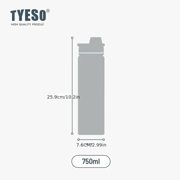 750ml 304 Stainless Steel Vacuum Travel Flask