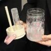 Sanrio Hello Kitty Pink Straw Tumbler with Handle
