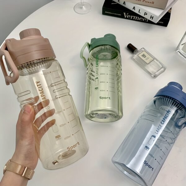 1.5L Wide-Mouth Leak-Proof Sports Water Bottle