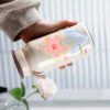 400ml Floral 304 Stainless Steel Vacuum Milk Cup