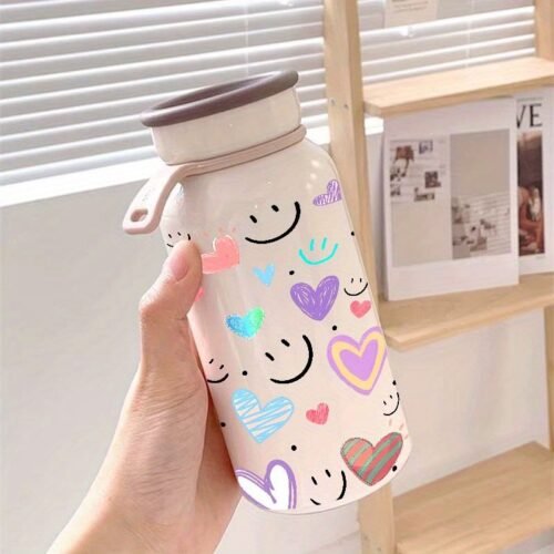 f56867a2cbb04d86b9a5e02a528f0d2f-goods.jpeg 400ml Happy Face Stainless Steel Insulated Cup with Lanyard
